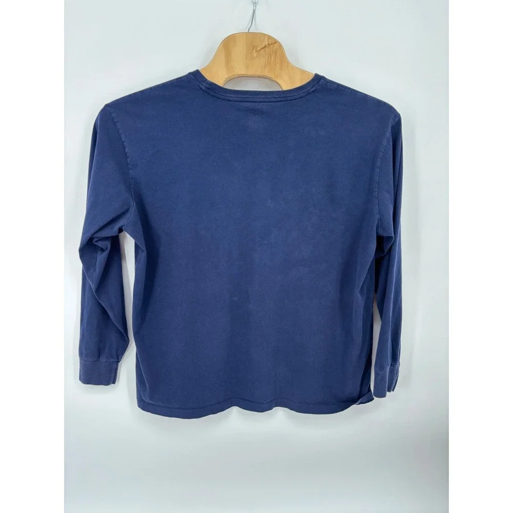 Lot of 2 Polo Ralph Lauren Mens Long Sleeve T-Shirts Navy Green XL Pocket Tee